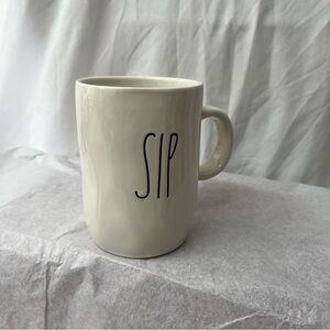 Rae Dunn "SIP" Coffee Cup/Mug  14 oz. Magenta Artisan Collection  No Flaws!